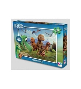 Ks Games Disney Pixar Good Dinosaur (Iyi Dinazor) Kutulu Puzzle/Yapboz 100'Parça