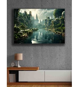 Koç stüdyo Modern tasarım kanvas tablo 50x70 (Çok Renkli)
