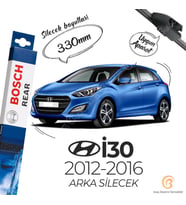 Bosch Rear Arka Silecek Hyundai i30 2012-2016 ile uyumlu (Siyah)