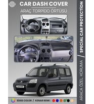 PEUGEOT PARTNER (2002-2008) Torpido Örtüsü Panel Koruma Torpido Koruma Tam Uyum Kaymaz Özel Kesim