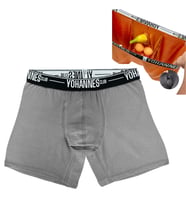 Yohannes Club, Erkek Özel Anatomik Pamuklu Boxer, Renk Seçenekli, Tekli Paket (Gri)