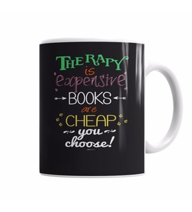 BOOKS THERAPY Kupa Bardak Porselen