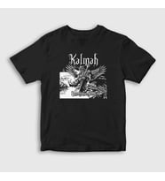 Presmono Unisex Çocuk Siyah Seventh Kalmah T-Shirt 89169tt