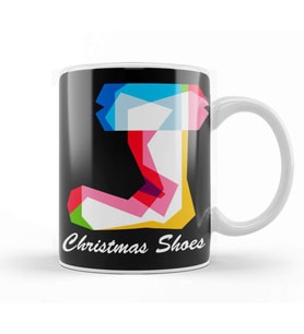 Colorful Christmas Shoes Kupa Bardak Porselen