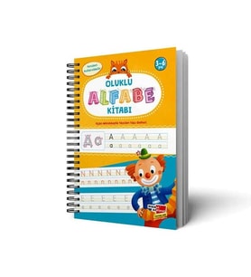 Oluklu Alfabe Kitabı 3-6 yaş Dikkat Atölyesi