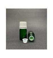 Labshop41 Yeşil  Cam Şişe 5 ml  , 5 cc Beyaz Kilitli Kapaklı Cam Şişe  ,  Saydam Cam Şişe x 10 Adet