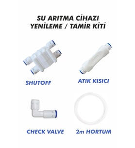 Su Arıtma Cihazı Yenileme Tamir Kiti Shutoff Chekvalf Atık Kısıcı