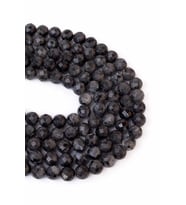 8 MM Faset Kesim Spektrolit Taşı Dizi (Gri)