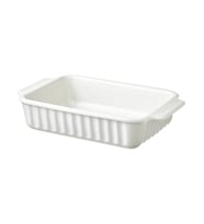 IKEA POETISK kırık beyaz 30x20 cm fırın kabı