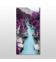 Erguvan Vadi Kanvas Tablo 70x105cm (Karışık)
