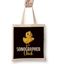 Sonographer Chick Sonography Ultrasound Echography Medicine Bez Çanta Uzun Saplı