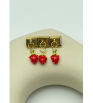 Çelik Gold Çilek Sallantılı Charm - 25crm35