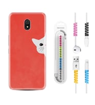 Xiaomi Redmi 8A 8 Pro 9C 9T 10C 11T Pro Kılıf Kablo Koruma Spiral Silikon Kedoş 1735