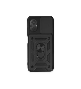 Çınarcık Dev Xiaomi Poco M5 Kılıf Pars Lens Yüzüklü Silikon - Gold