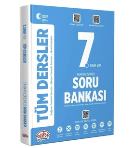 Editör 7. Sınıf Tüm Dersler Maarif Model Soru Bankası