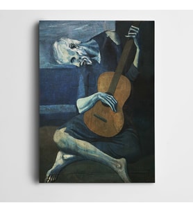 Pablo Picasso Yaşlı Gitarist Kanvas Tablo