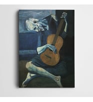 Pablo Picasso Yaşlı Gitarist Kanvas Tablo