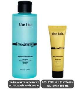 the fair. Yağlı Cilt Salisilik Asit Tonik 200 ml ve Besleyici Multi Vİtamin Jel Tonik 30 ml