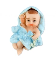 20 Adet Bebek bornozlu magnet mavi pk1-