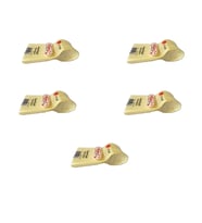 Plastik Krem Renk Kaşık - Parti Davet Piknik Çorba Yemek Kaşığı - 18 Cm. - 25 Adetlik 5 Paket