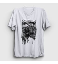 Presmono Unisex Beyaz Death Katatonia T-Shirt 89638tt