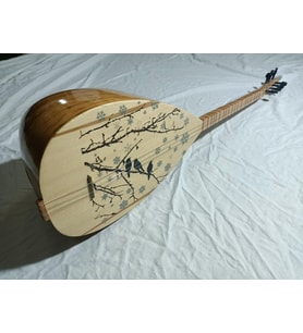 SAZ KISA SAP KALİTE DAL KUŞ İŞLEME SAZ TAM SET İSME ÖZEL