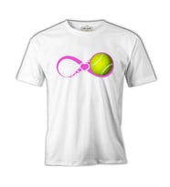 Tenis - Love Beyaz Erkek Tshirt