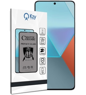 KZY KZY İletişim Xiaomi Redmi Note 13 Pro ile Uyumlu Tam Kaplayan Mat Seramik Nano Esnek Hayalet Ekran Koruyucu