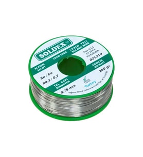 SOLDEX 0.75 MM 200 GR KURŞUNSUZ LEHİM TELİ