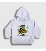 Presmono Unisex Çocuk Beyaz Wall 5 Seconds Of Summer Kapüşonlu Sweatshirt 79267tt