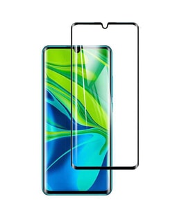 Xiaomi Mi Note 10 Pro Ekran Koruyucu Full Tam Kaplayan Kavisli HD Esnek Film (Siyah)