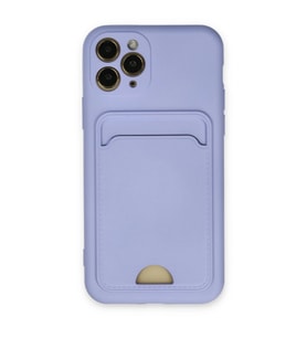 İphone 11 Kılıf Kelvin Kartvizitli - Lila