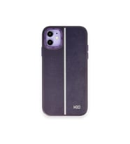 Uyumlu Model Apple iPhone 11 Kılıf Line Pu Deri Lizbon Kapak (Mor)