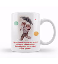 Babalar Günü Babaya Hediye 0011 Kupa Bardak Porselen