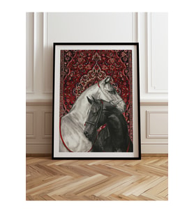 Tekli Ahşap Çerçeveli Tablo Tek Parça Poster Tablo TK/789
