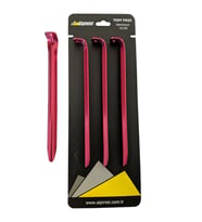 Alpinist Alüminyum 6061 Çadır Kazığı 16 cm Kırmızı 4'lü