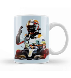 Lando Norris Lando Monaco F1 Kupa Bardak Porselen