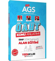 2025 MEB AGS ÖABT Sınıf Öğretmenliği Alan Eğitimi Konu Anlatımı Yediiklim Yayınları