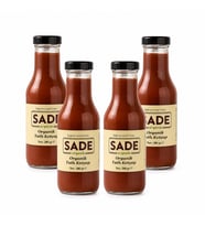 SADE ORGANİK KETÇAP(TATLI) 280 GR 4 LÜ PAKET
