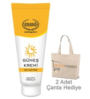 Ersağ Güneş Kremi 50 Faktörlü - 100 ML