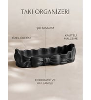Kurdeleli Aksesuar Kutusu ve Dekoratif Takı Çanağı