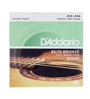 D'Addario EZ920 EZ Serisi Akustik Gitar Tel Seti (Medium Light - 85/15 Bronze - 12-54)