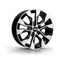 AKD-G298-02 6.5x16" 5x98 ET35 58.1 Black Lip Polished 16 İnç Jant Takımı (4 Adet)