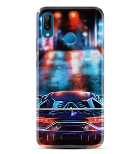 Huawei P20 Lite Mate 10 20 Lite Pro P40 Lite KılıfDesemli Silikon Neon Cars 1724