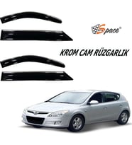 Krom Cam Rüzgarlığı 1.2Mm Hyundai I30 2009 4'Lü / Caru433 (Karışık)