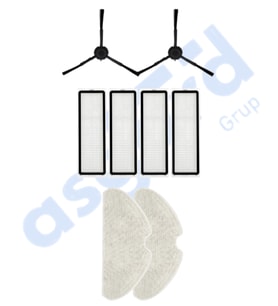Dreame F9 PRO Uyumlu 2 Yan Fırça 4 Filtre 2 Mop PKT-iasgf0000282