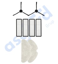 Dreame F9 PRO Uyumlu 2 Yan Fırça 4 Filtre 2 Mop PKT-iasgf0000282