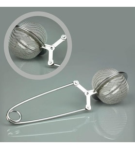 Durukar® Paslanmaz Metal Pratik Kolay Bitki Çayı Demleme Süzgeci Aparatı