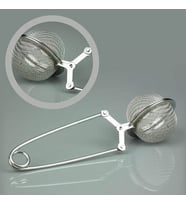Durukar® Paslanmaz Metal Pratik Kolay Bitki Çayı Demleme Süzgeci Aparatı