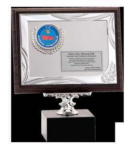 ODAK KUPA - Ahşap Plaketler - PL-124 B - 18x24 cm